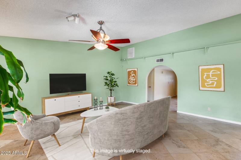 Virtually Staged - Family Room