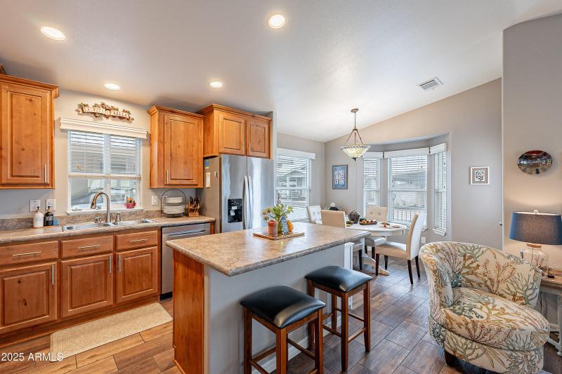Large Kitchen Island with Breakfast Bar
