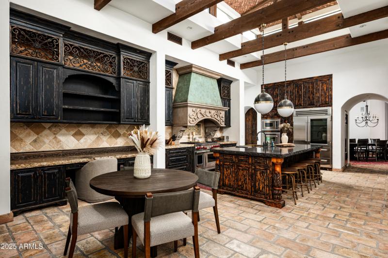 Eat in kitchen built in buffet