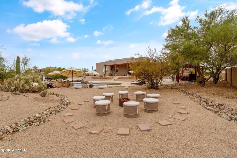 Fire Pit and Seating Area