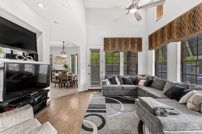 Kitchen open to Family Room