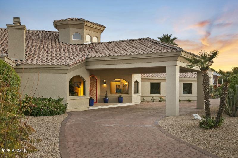 Circular Driveway w/ Portico