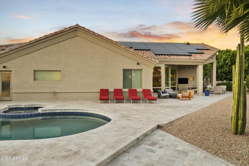 Travertine Pool Deck