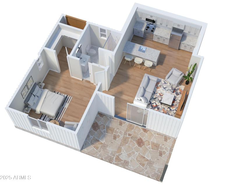 3D Casita Floor plan