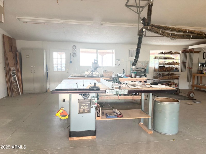 Inside worshop