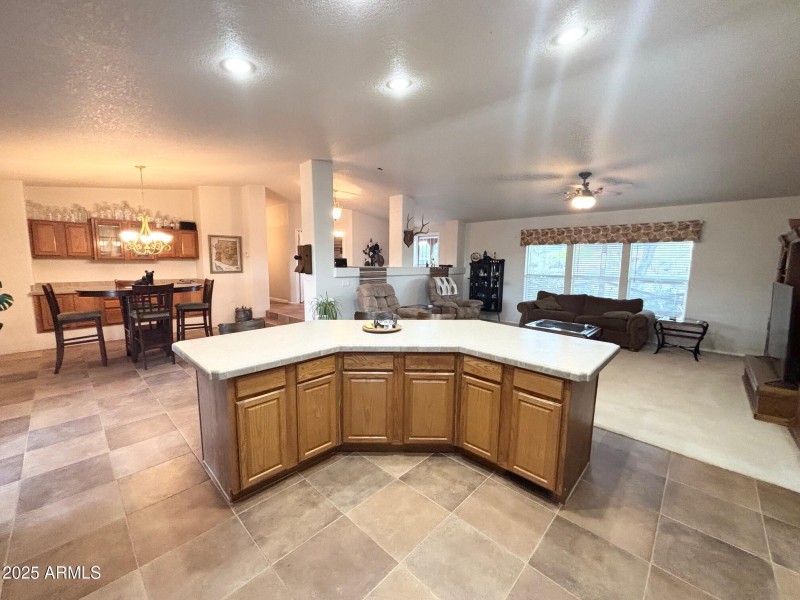 Large kitchen island