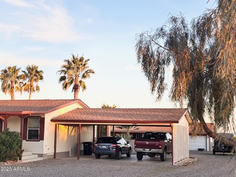 Attached carport