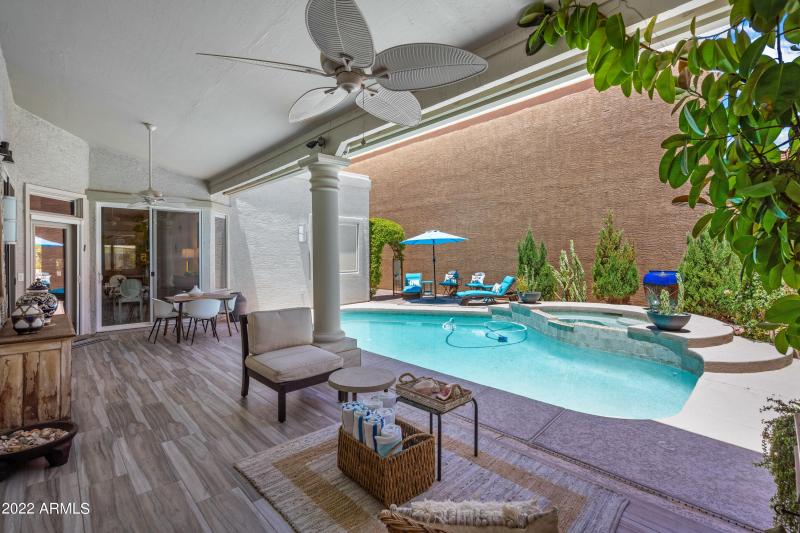 Covered Patio & Pool