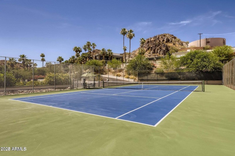 Private Community Tennis Court