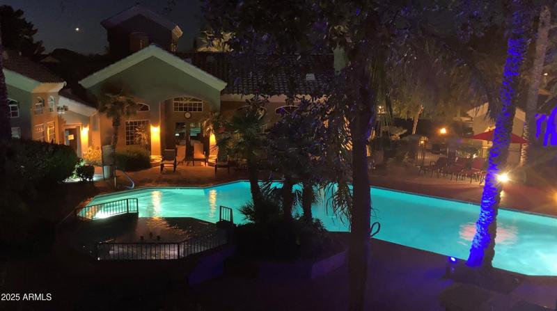 View at Night from Unit