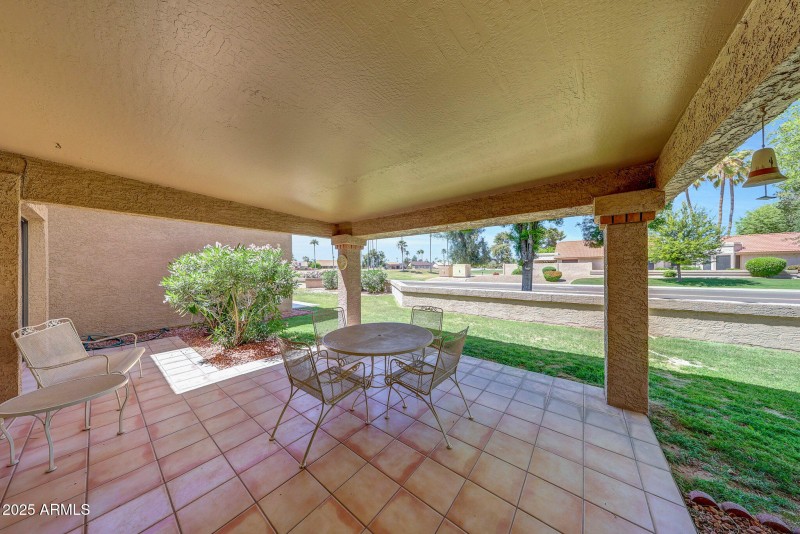 Huge Covered Patio