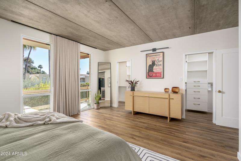 Primary Bedroom and Closets