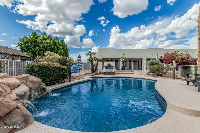 Tranquil Waterfall Feature