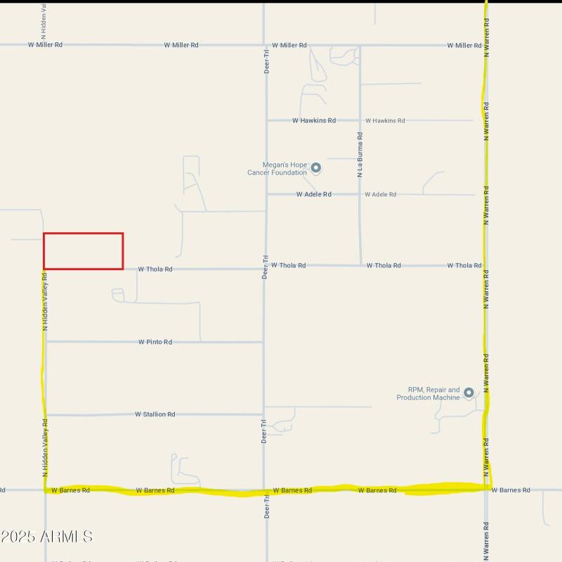 Directions to Hidden Valley Lot