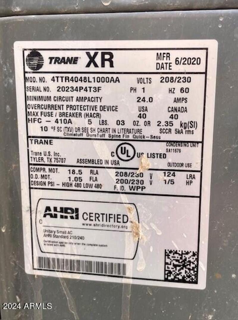 2020 Trane AC