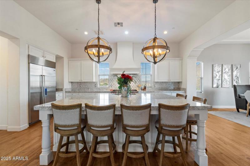 Spacious Kitchen Island