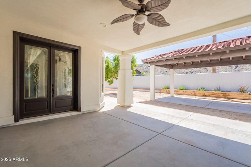 Covered Back Patio
