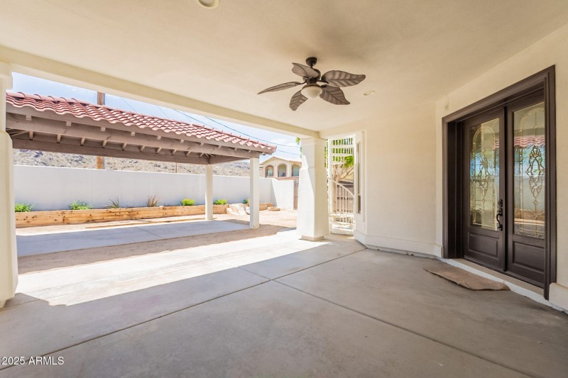 Covered Back Patio