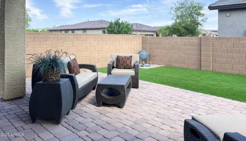 Back patio