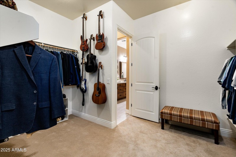 His Walk-in Closet