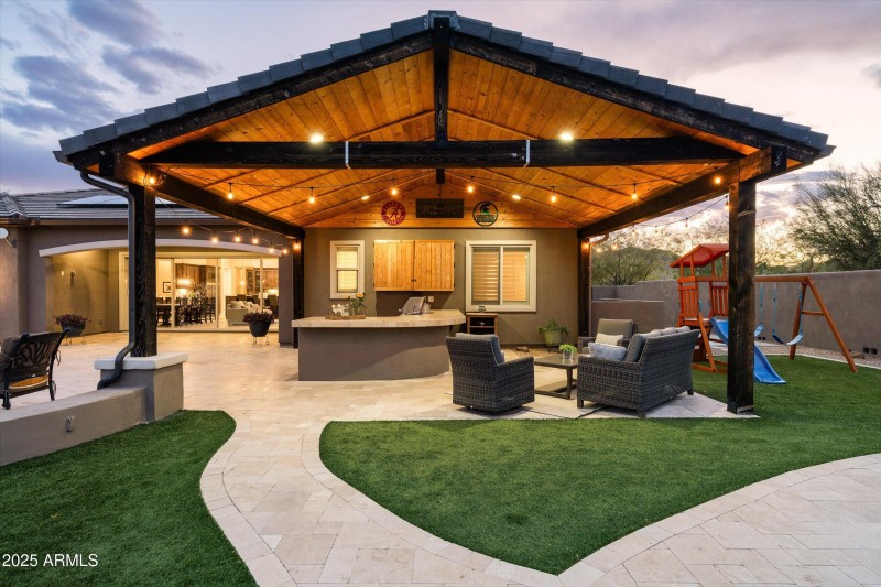 Extended Covered Patio