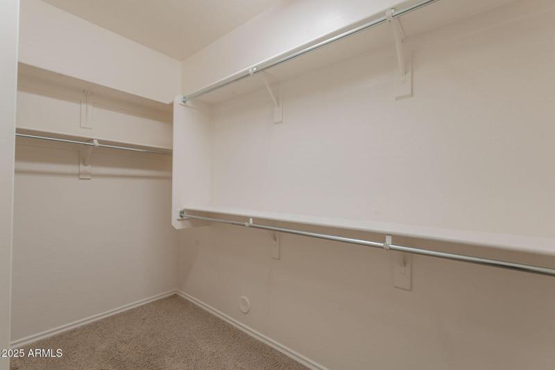 Primary closet