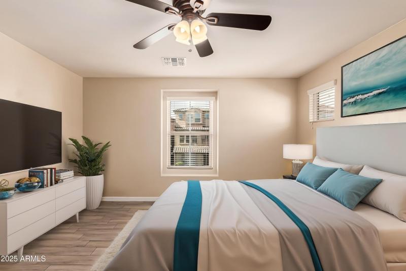 3rd Bedroom Vitually staged