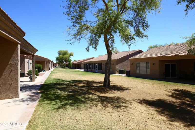 Common Area behind Home