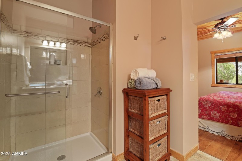 Master shower