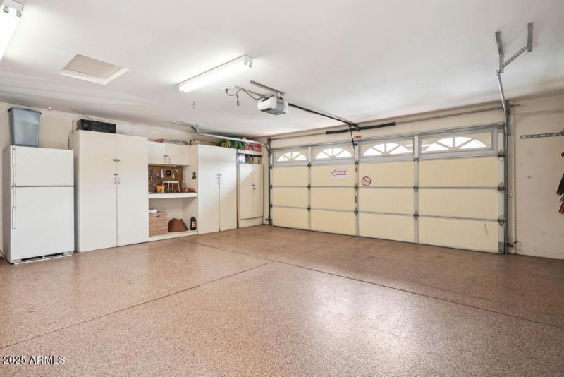 Spacious 2 Car Garage