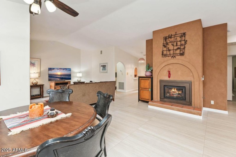 Fireplace in Great Room