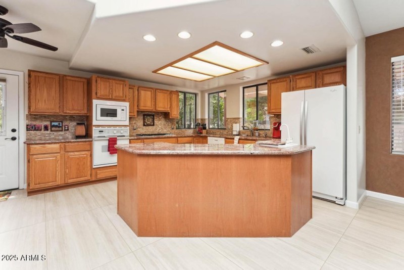 Massive Island in Kitchen