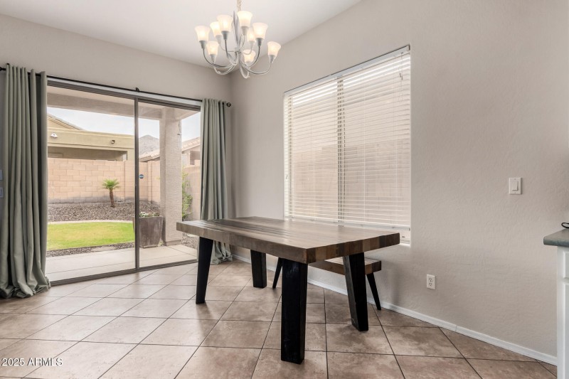 Large dining space