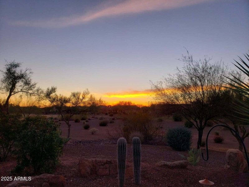 Sunset View from Patio