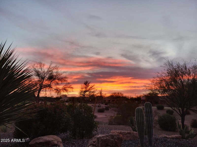 Sunset View from Patio