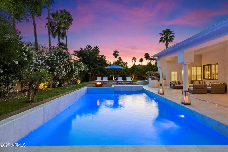 Twilight pool