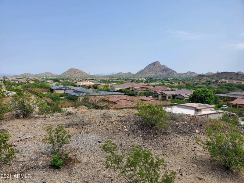 Lot view to North