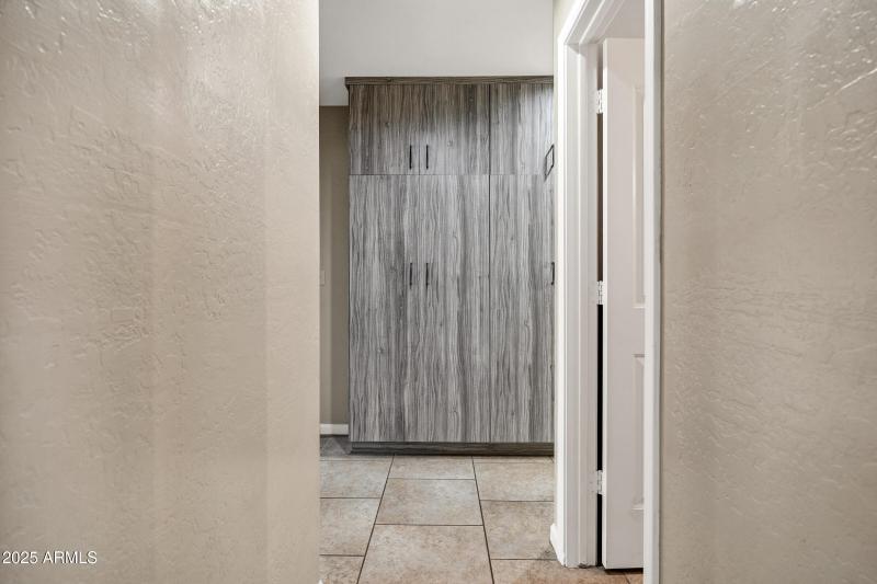 Wall of Extra Storage Cabinets