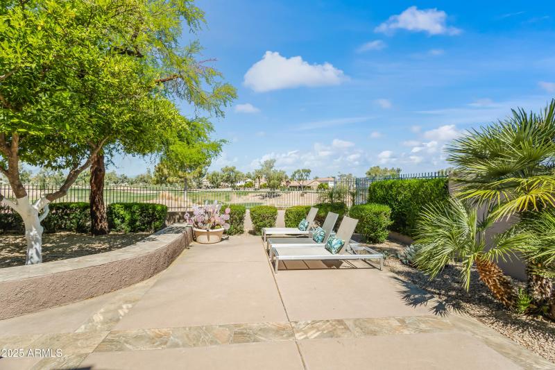 BACK PATIO LOUNGE CHAIRS + GOLF COURSE V
