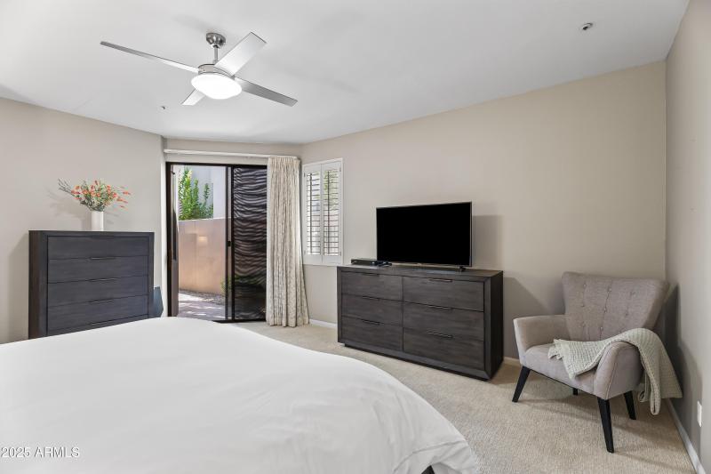 PRIMARY BDRM - SEP. EXIT TO BACKYARD