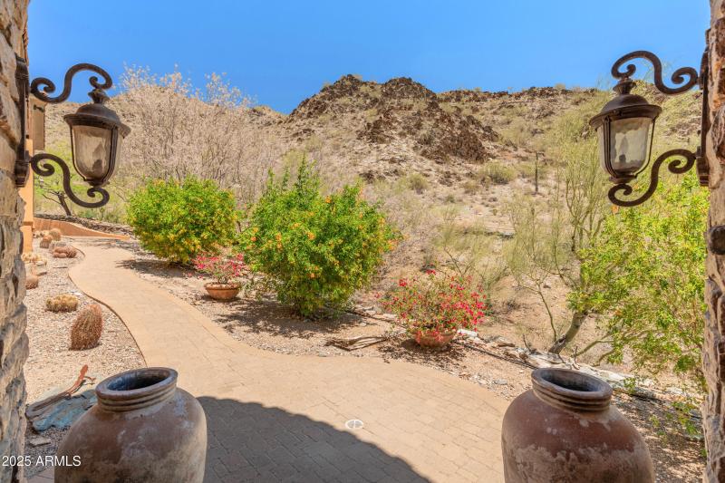 Walkway to front door