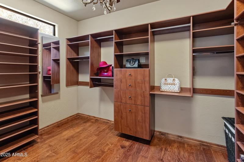 1 of 2 primary closets