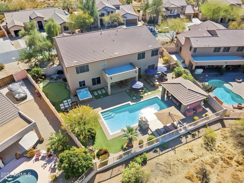 View Fence to Desert Landscape