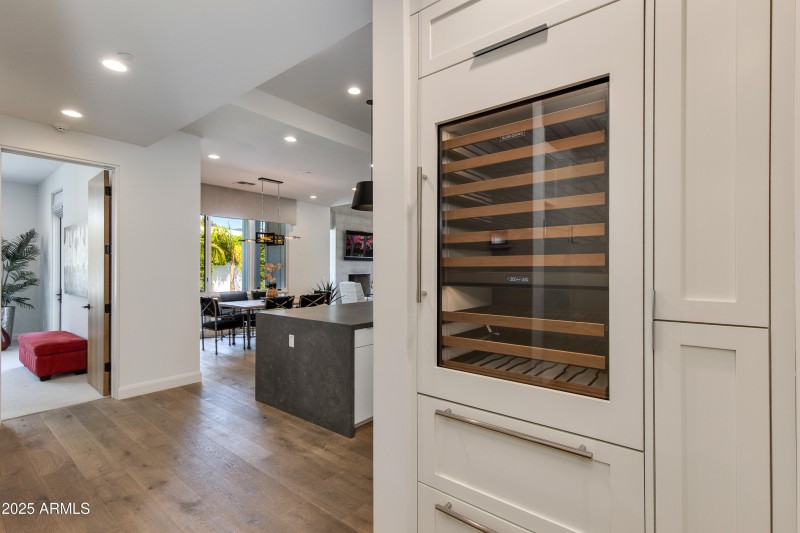 Wine Fridge w/ Beverage Cooler Drawers