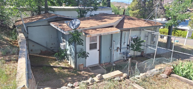 back yard of casita