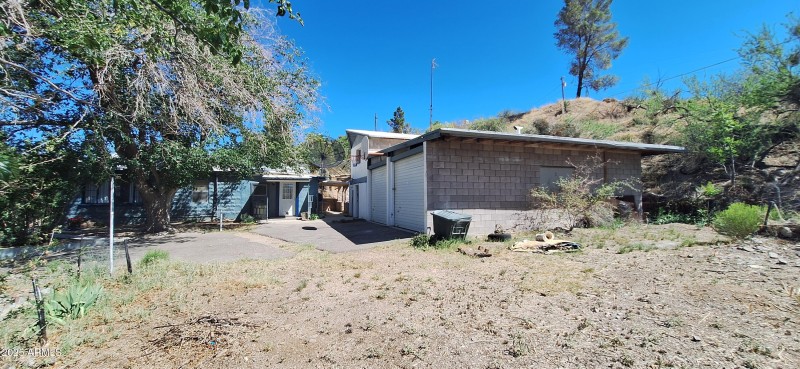 view from side yard