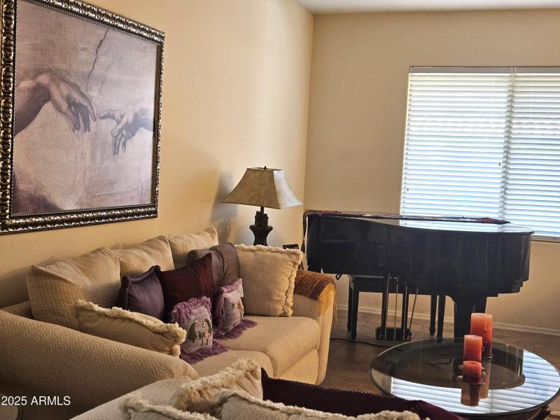 Comfortable, separate family room.