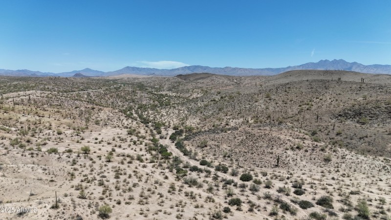 Drone up the valley