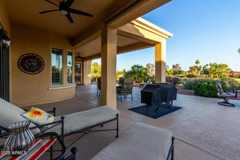 Back Patio in Daylight