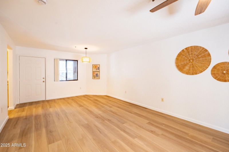 family room & dining area